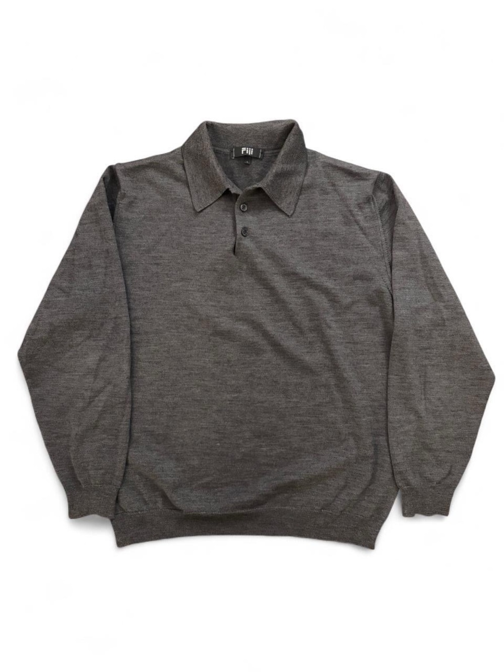 Fiji 100% Merino Wool Collared Quarter Button Sweater
